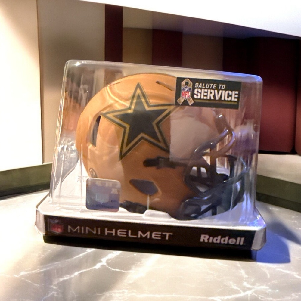 Dallas cowboys Mini Helmet limited edition  🇺🇸 salute to service 2023